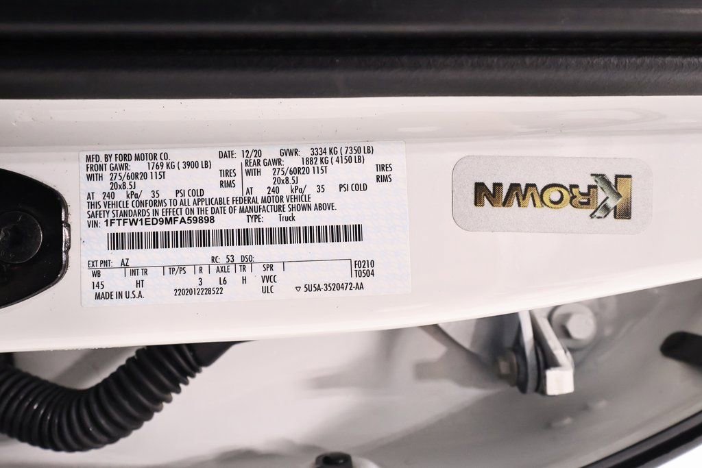 Certified 2021 Ford F150 Lariat w/ Equipment Group 502A High image 51