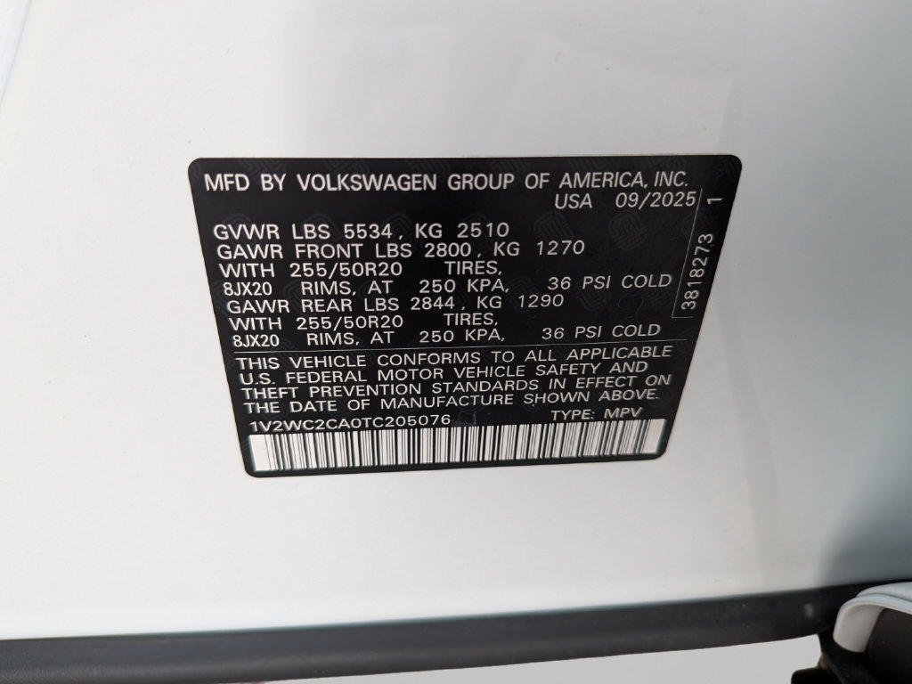 Certified 2026 Volkswagen Atlas Cross Sport SE FWD image 34