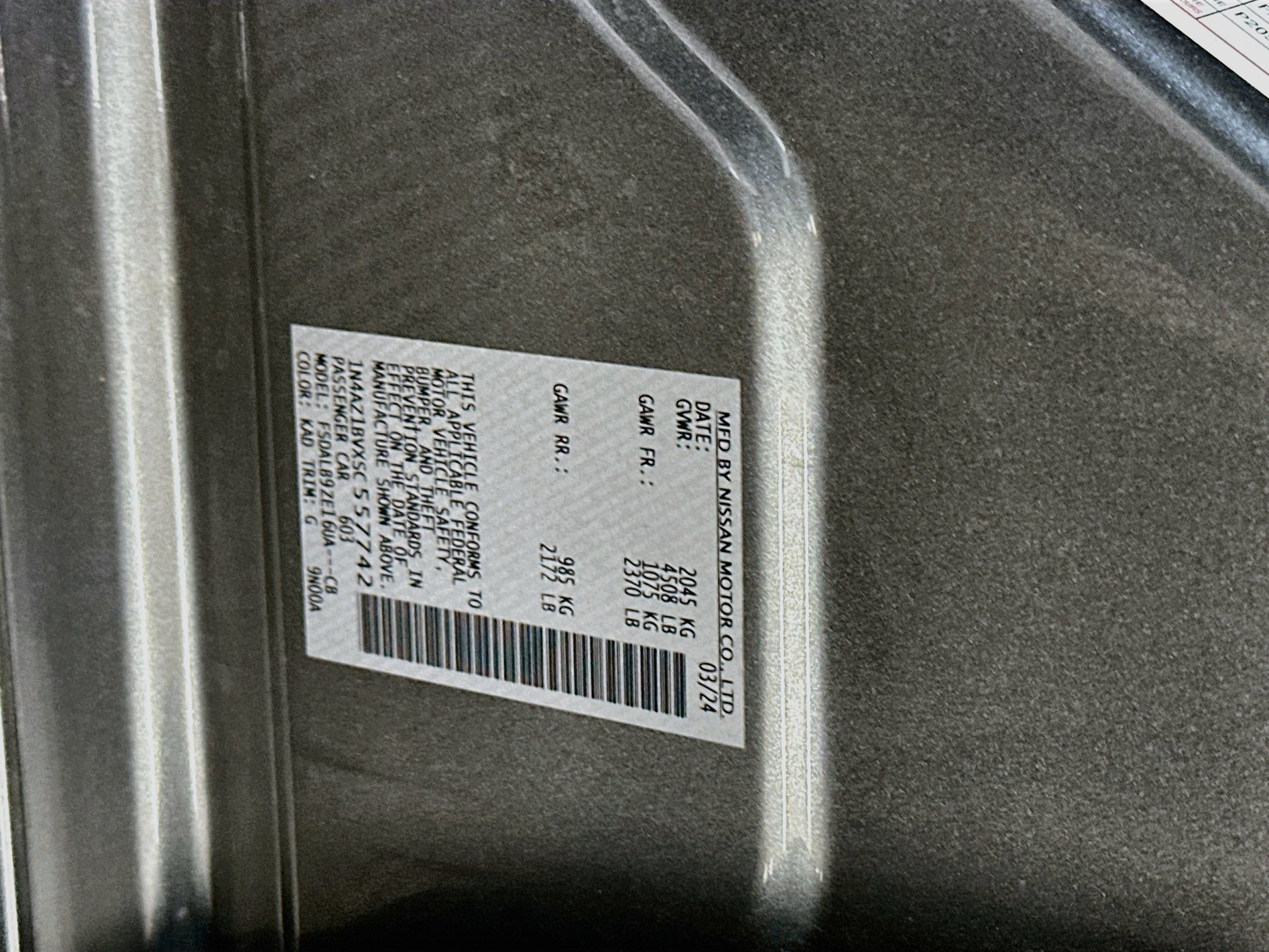 Used 2025 Nissan Leaf S FWD image 12