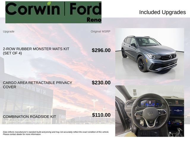 Used 2024 Volkswagen Tiguan SE R-Line AWD/4WD image 3