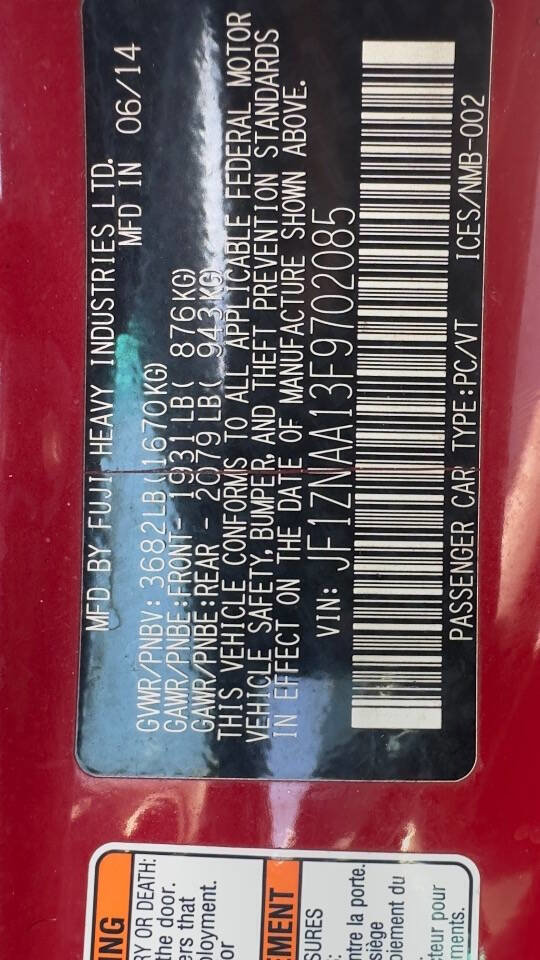 Used 2015 Scion FR-S RWD image 16