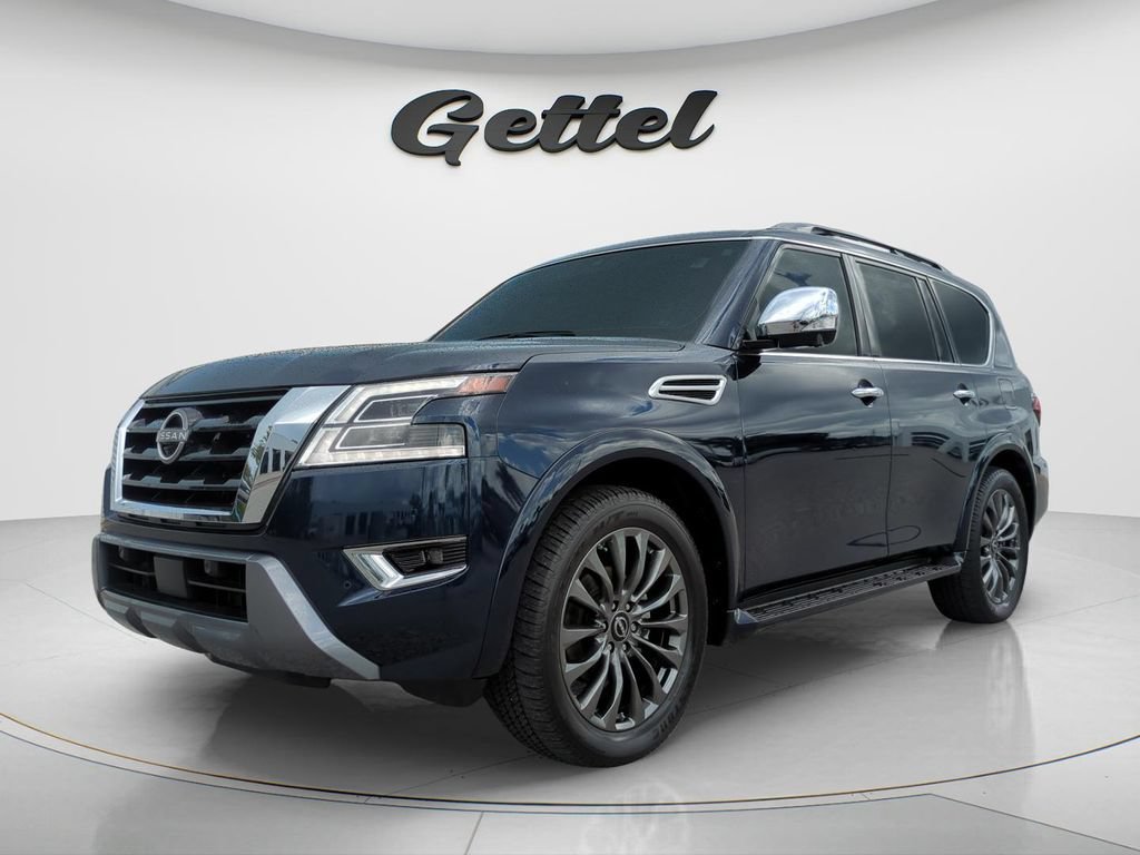 Certified 2024 Nissan Armada Platinum w/ Captain's Chairs Package RWD image 1