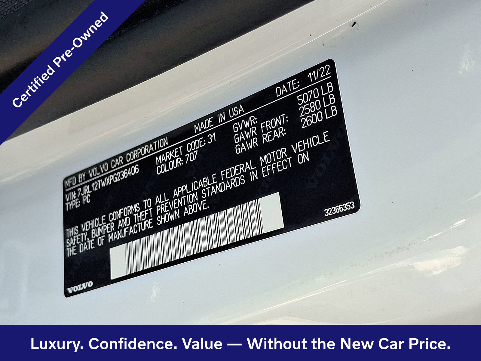 Certified 2023 Volvo S60 B5 Plus w/ Climate Package AWD/4WD image 28