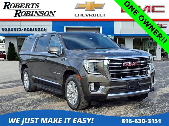 Used 2021 GMC Yukon XL SLT w/ Rear Media and Nav Package