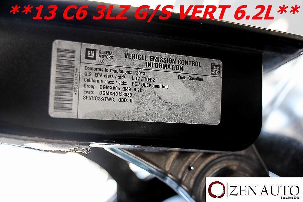 Used 2013 Chevrolet Corvette Grand Sport w/ 3LT Preferred Equipment Group RWD image 44