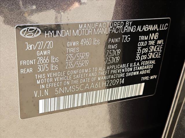 Used 2020 Hyundai Santa Fe Limited AWD/4WD image 26