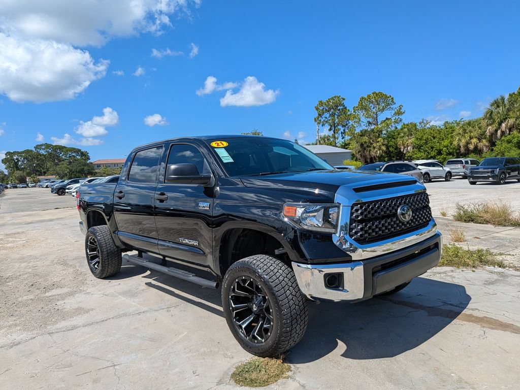 Used 2021 Toyota Tundra SR5 w/ SR5 Leather Package RWD image 2