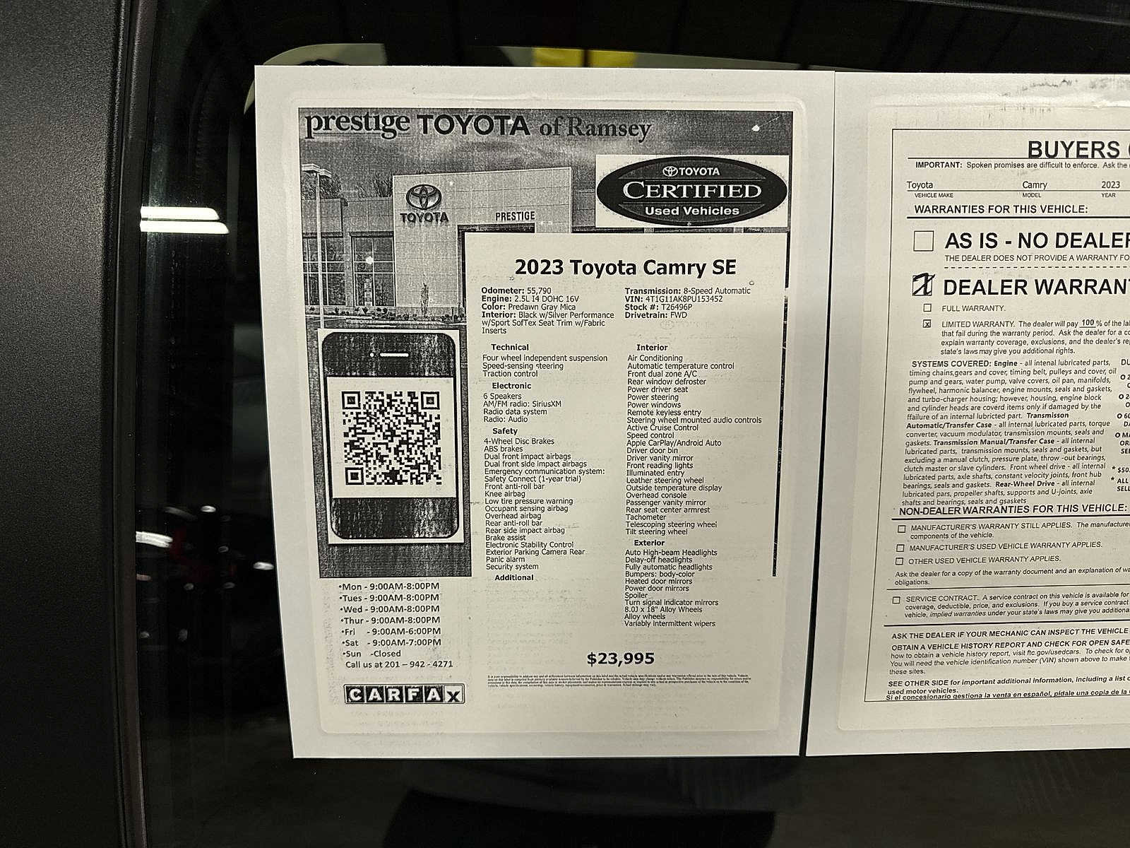 Certified 2023 Toyota Camry SE image 13