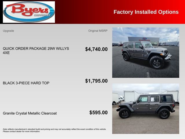 Used 2025 Jeep Wrangler Willys 4xe image 10