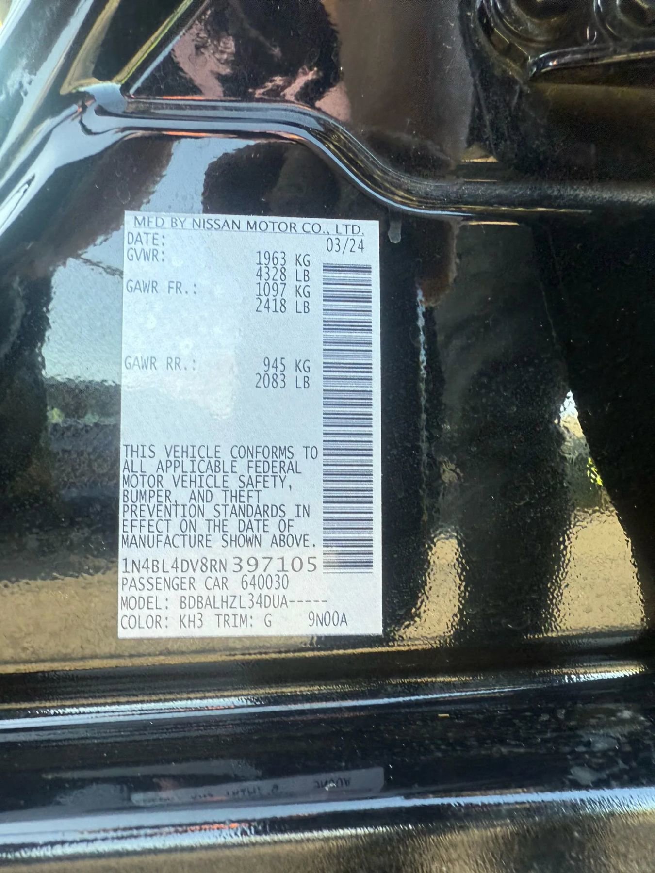 Used 2024 Nissan Altima 2.5 SV image 31