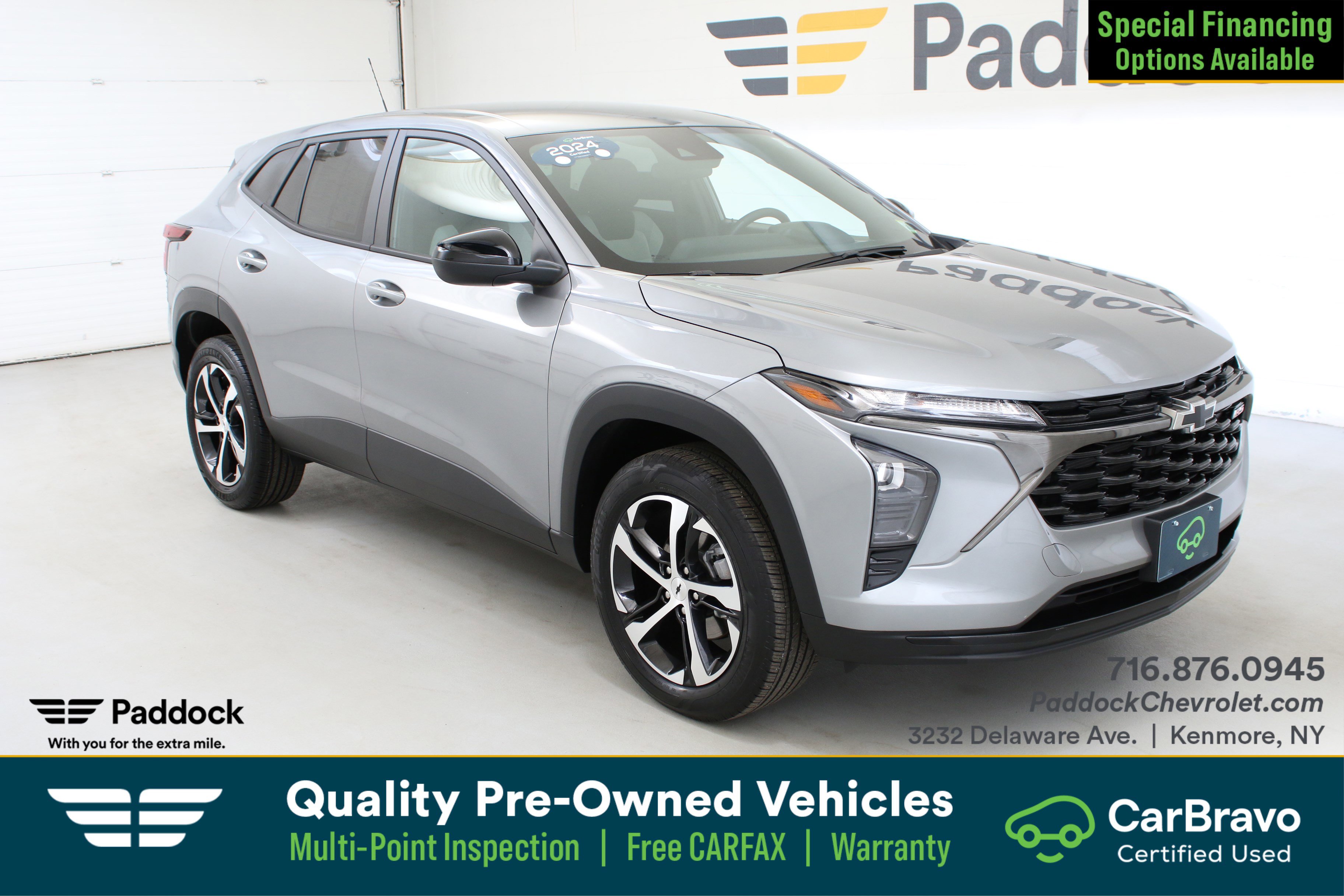 Certified 2024 Chevrolet Trax RS w/ Driver Confidence Package FWD image 1