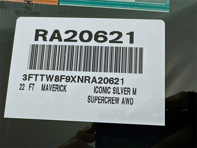 Certified 2022 Ford Maverick Lariat w/ Lariat Luxury Package image 25