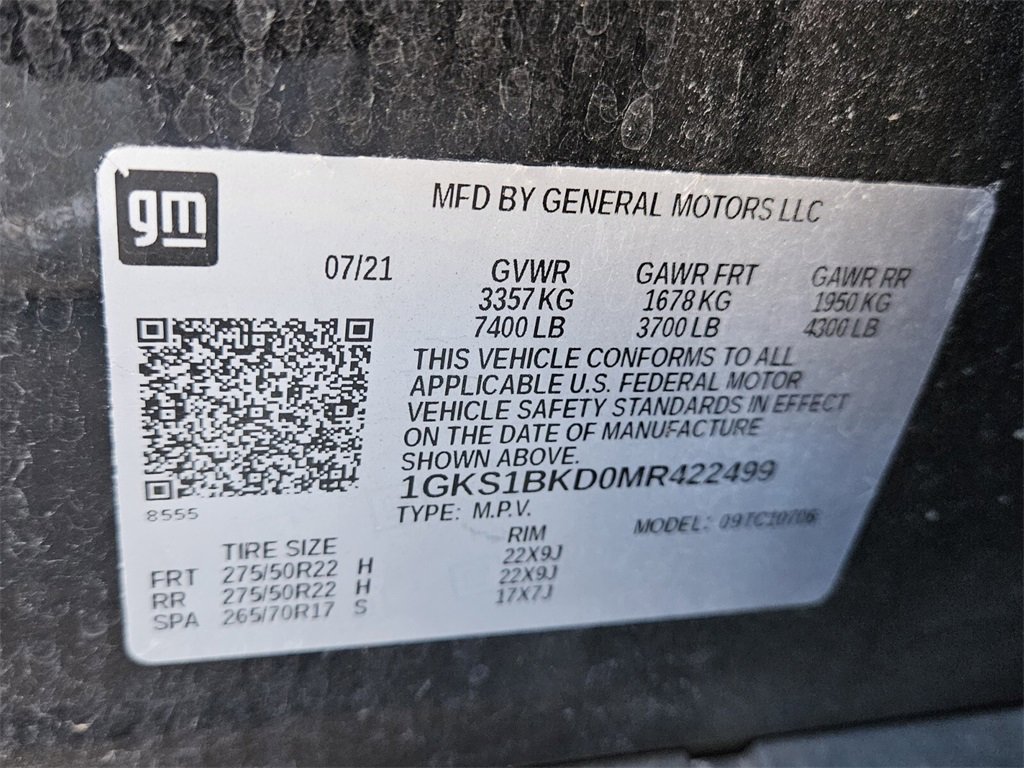 Certified 2021 GMC Yukon SLT w/ SLT Premium Package image 16