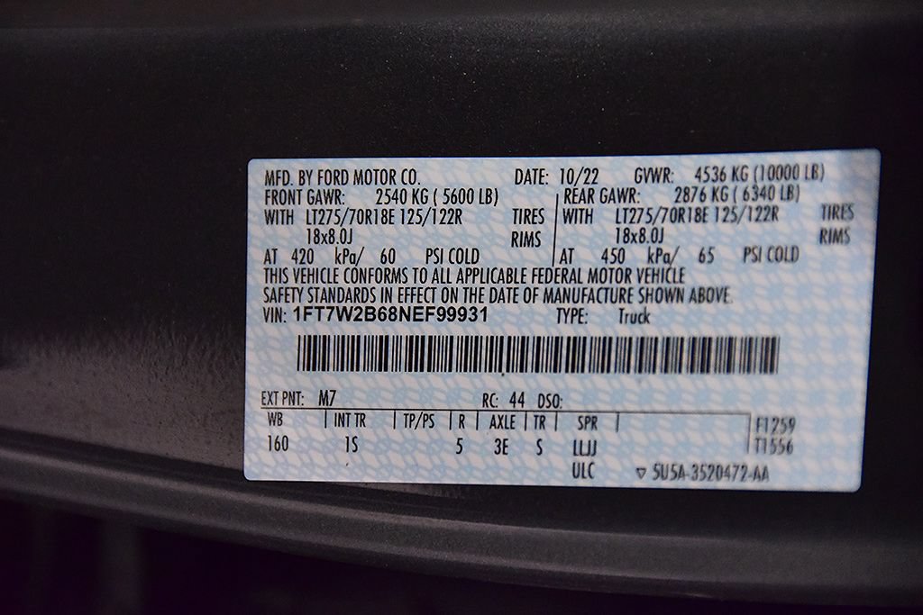 Used 2022 Ford F250 XL w/ STX Appearance Package AWD/4WD image 17