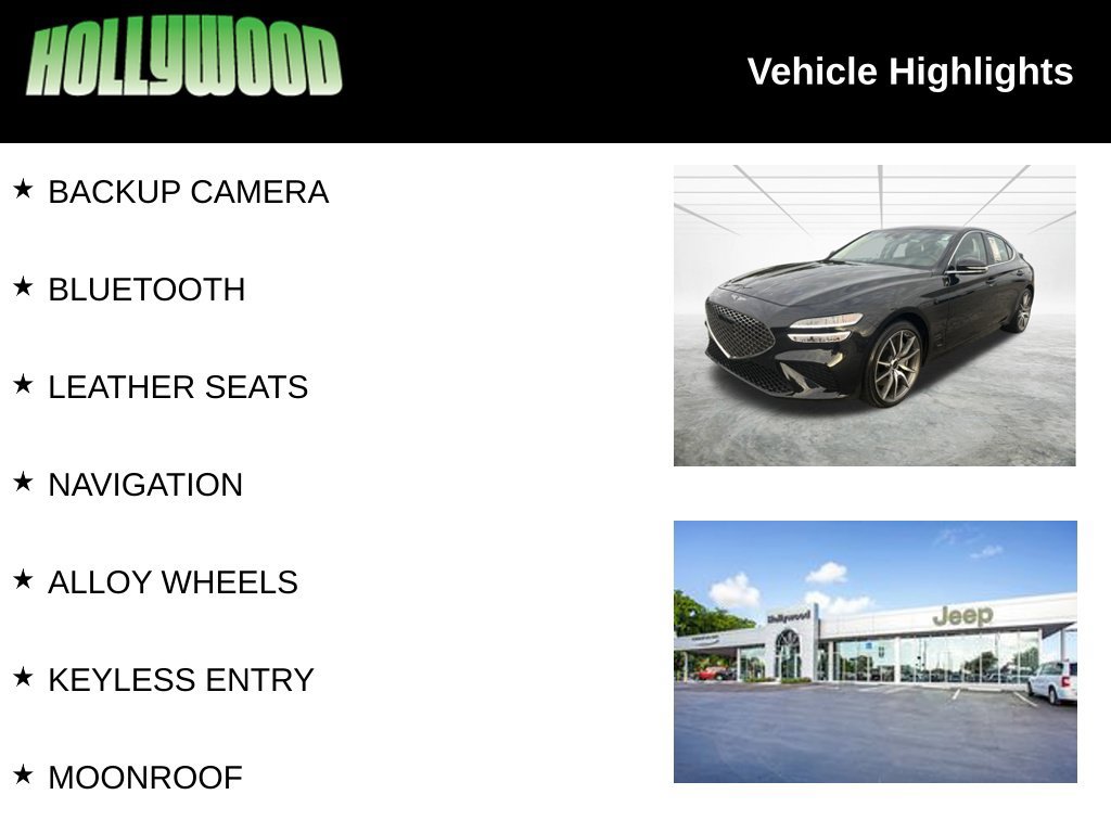Used 2026 Genesis G70 2.5T RWD image 3
