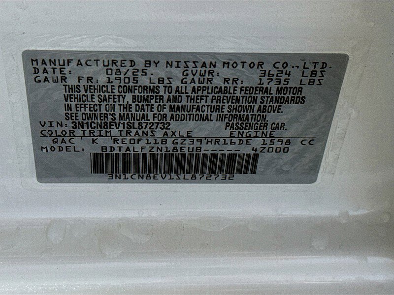 New 2025 Nissan Versa SV w/ Trunk Package image 29