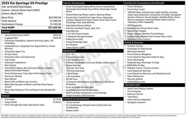 Used 2025 Kia Sportage SX FWD image 4