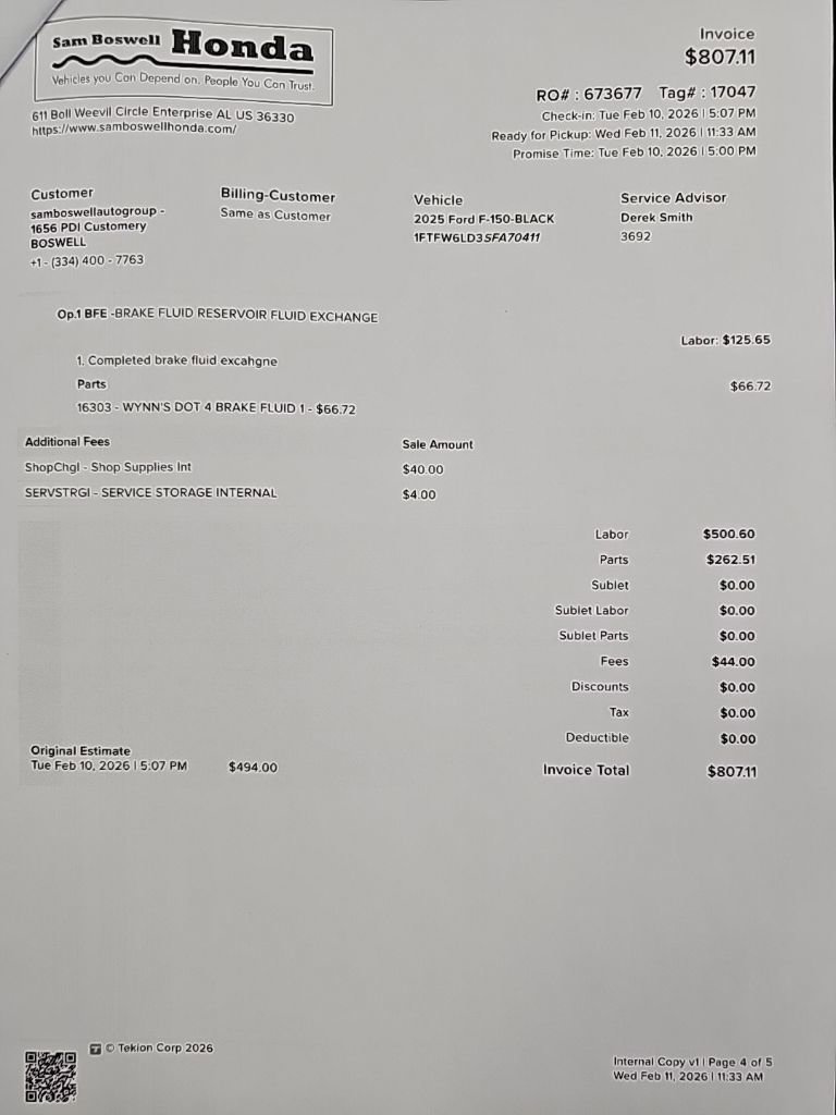 Used 2025 Ford F150 King Ranch w/ FX4 Off-Road Package image 61