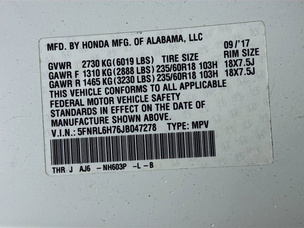 Used 2018 Honda Odyssey EX-L image 43