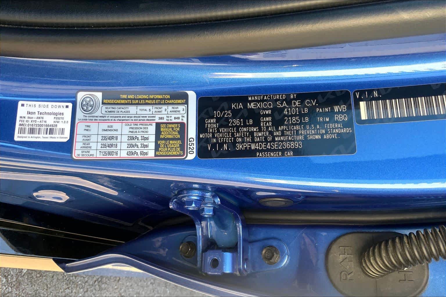 Certified 2025 Kia K4 GT-Line Turbo w/ GT-Line Premium Package FWD image 33
