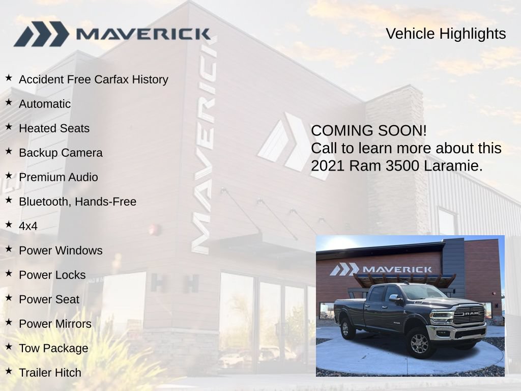Used 2021 RAM 3500 Laramie w/ Cold Weather Group AWD/4WD image 3