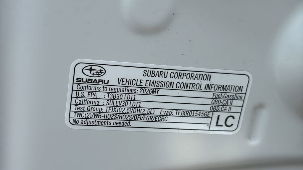 Certified 2026 Subaru Crosstrek 2.0i Premium AWD/4WD image 28