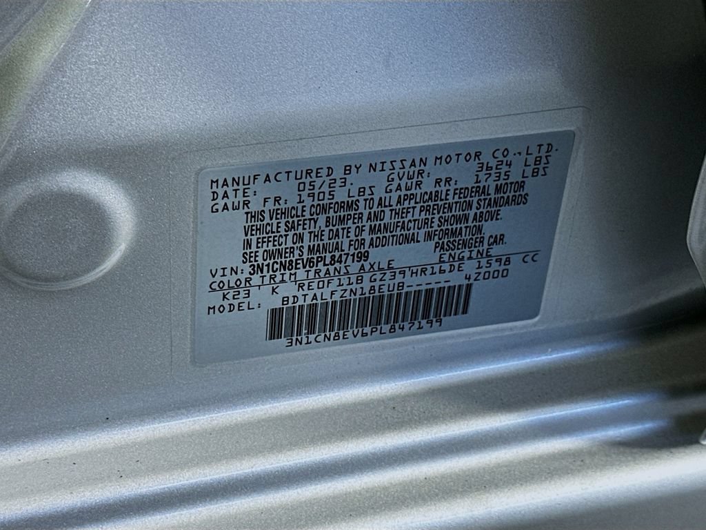 Used 2023 Nissan Versa SV FWD image 35