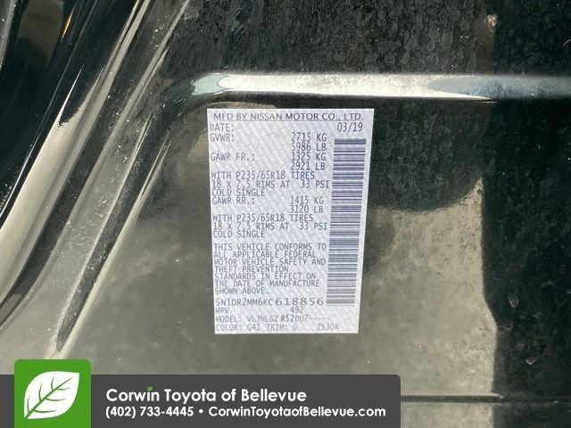 Used 2019 Nissan Pathfinder SL image 24