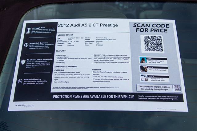 Used 2012 Audi A5 2.0T Prestige image 26