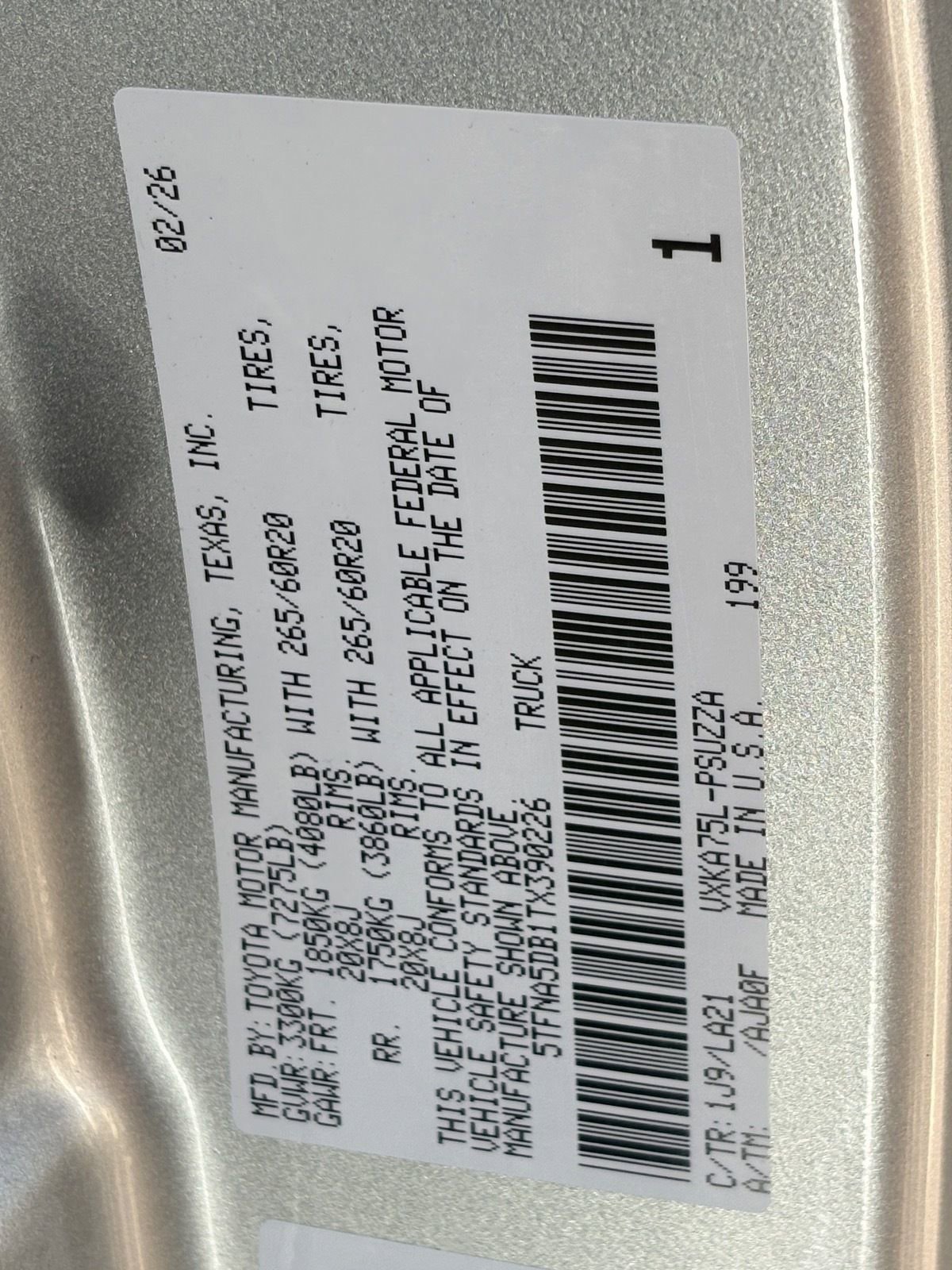 New 2026 Toyota Tundra Platinum AWD/4WD image 23