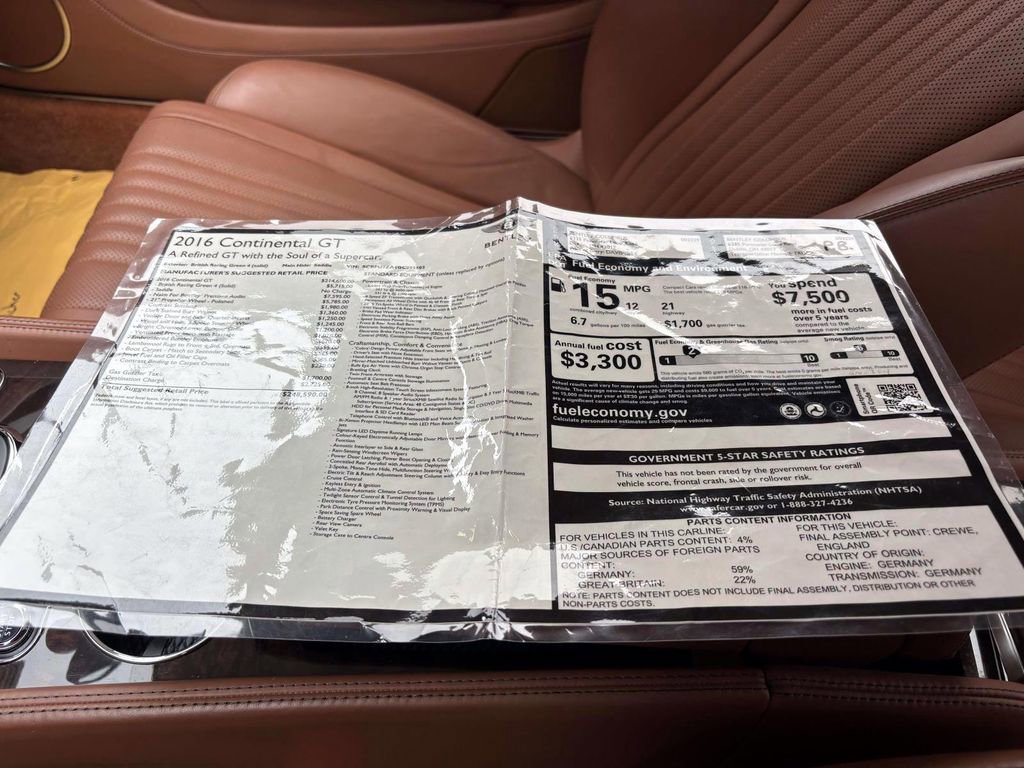 Used 2016 Bentley Continental GT image 24