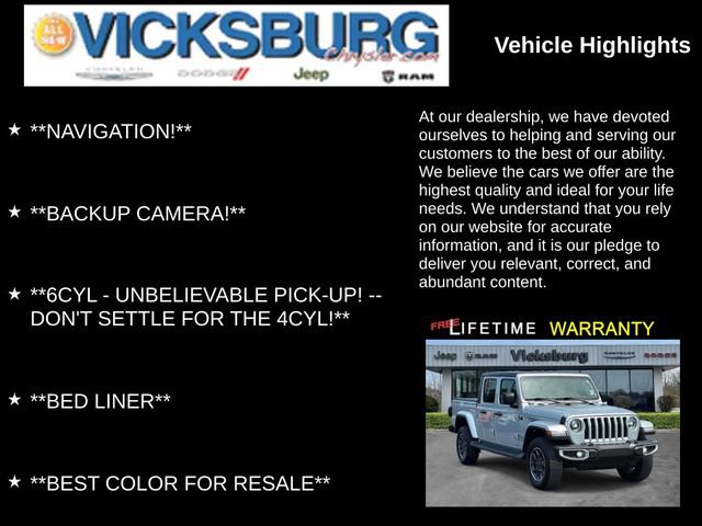 Used 2023 Jeep Gladiator Overland w/ LED Lighting Group AWD/4WD image 7