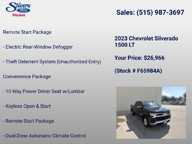 Used 2023 Chevrolet Silverado 1500 LT AWD/4WD image 34