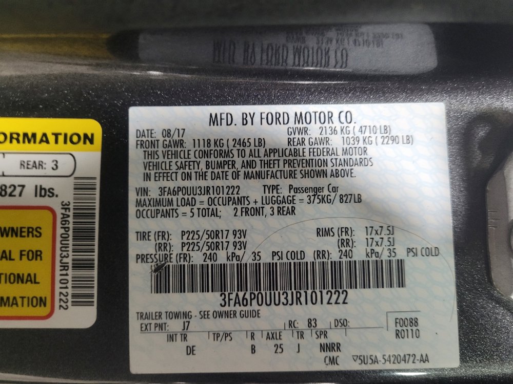 Used 2018 Ford Fusion S image 33