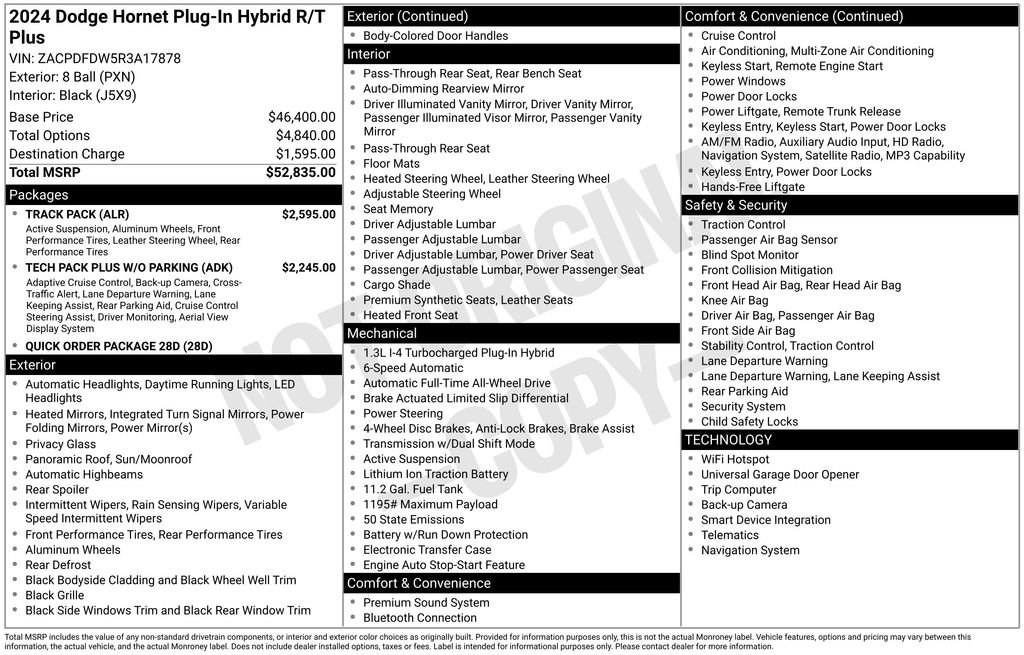 Used 2024 Dodge Hornet R/T Plus w/ Track Pack image 7