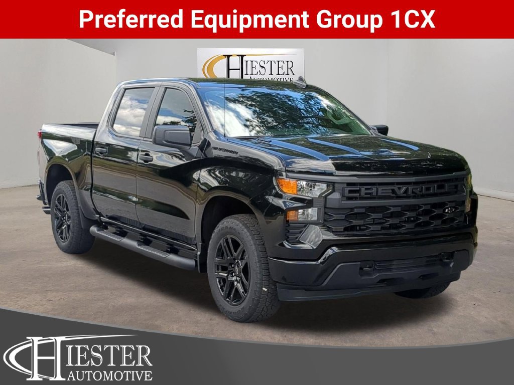 New 2026 Chevrolet Silverado 1500 Custom w/ Turbomax Blackout Package