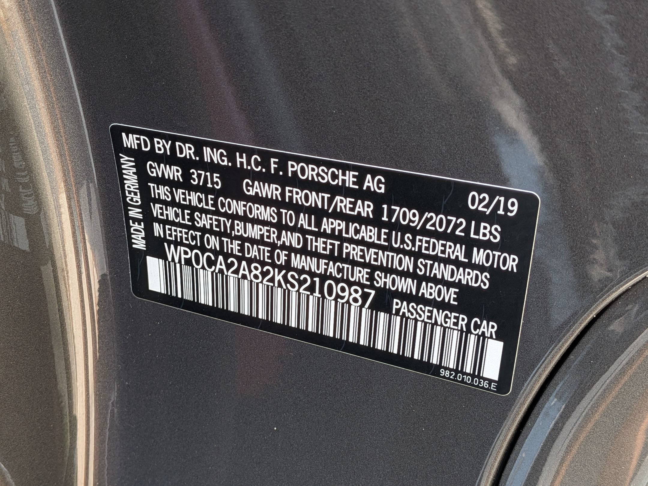 Certified 2019 Porsche 718 Boxster RWD image 29
