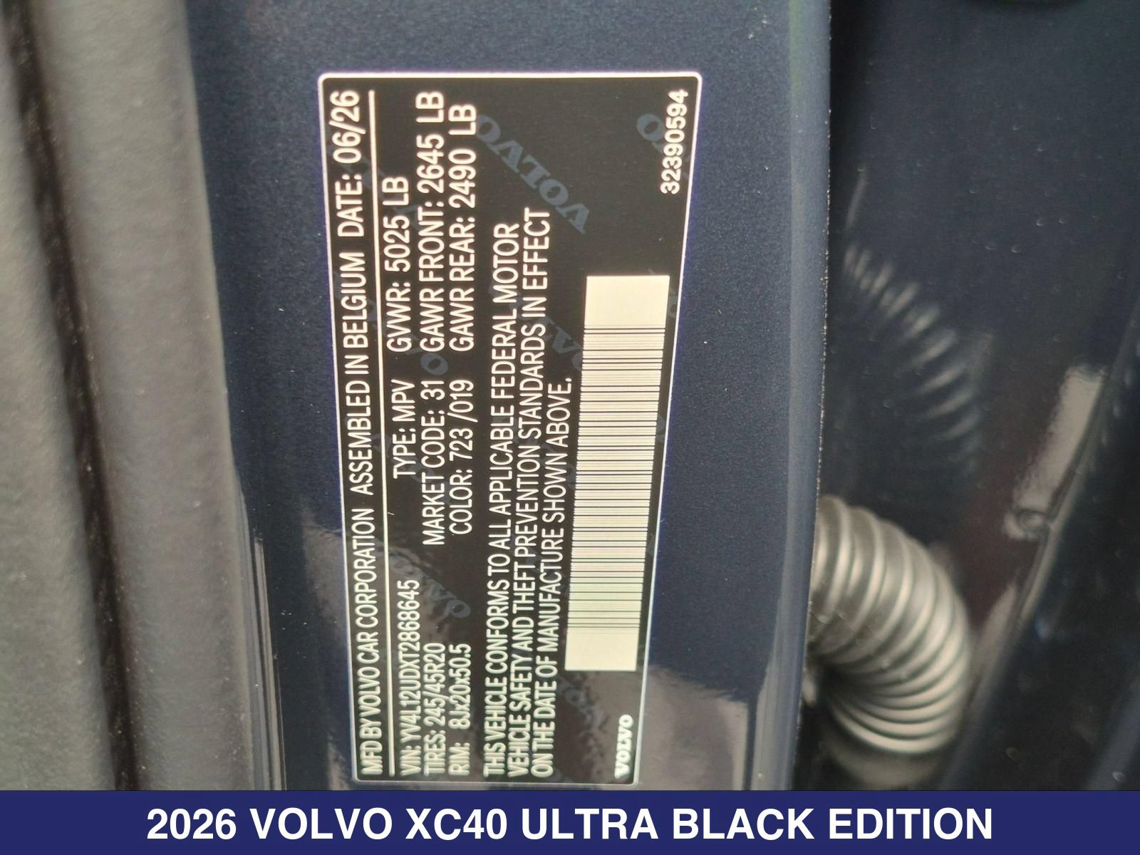 New 2026 Volvo XC40 B5 Ultra w/ Protection Package Premier AWD/4WD image 30