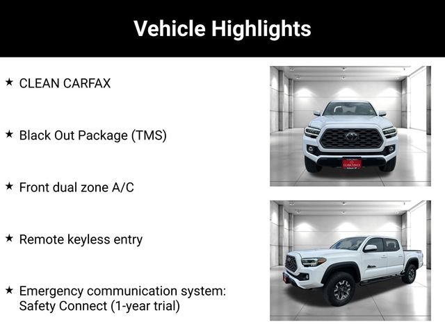Used 2023 Toyota Tacoma TRD Off-Road w/ Black Out Package (TMS) AWD/4WD image 2