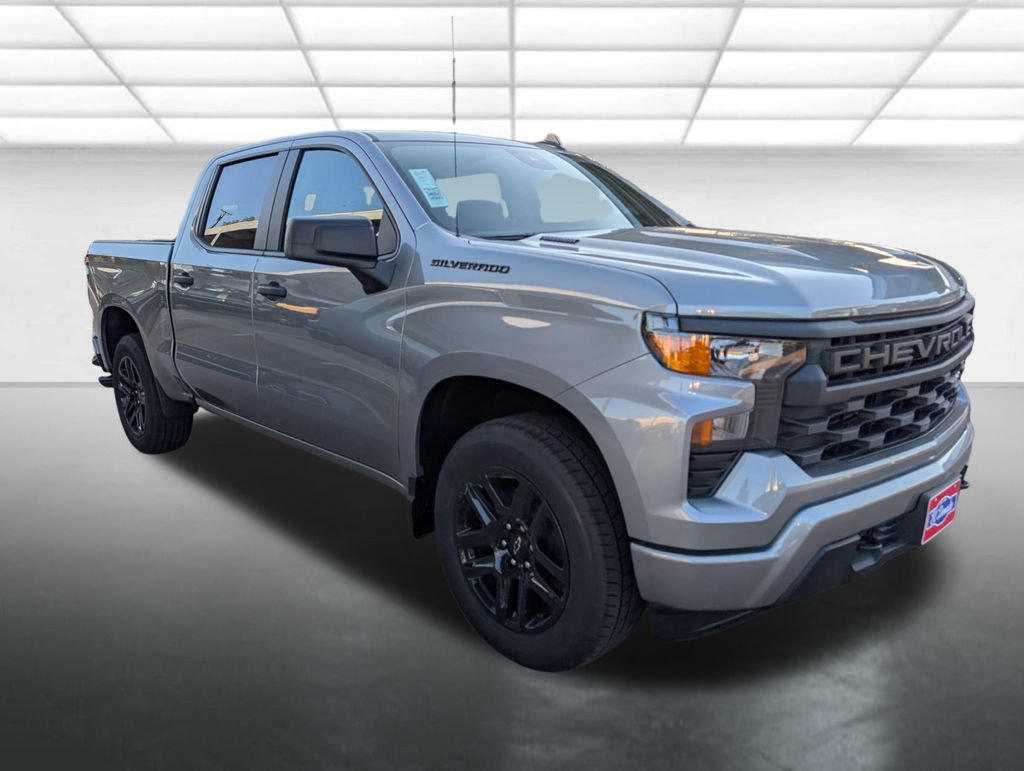 New 2026 Chevrolet Silverado 1500 Custom w/ LPO, Dark Essentials Package RWD image 1