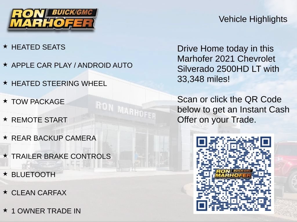 Used 2021 Chevrolet Silverado 2500 LT w/ Convenience Package AWD/4WD image 15