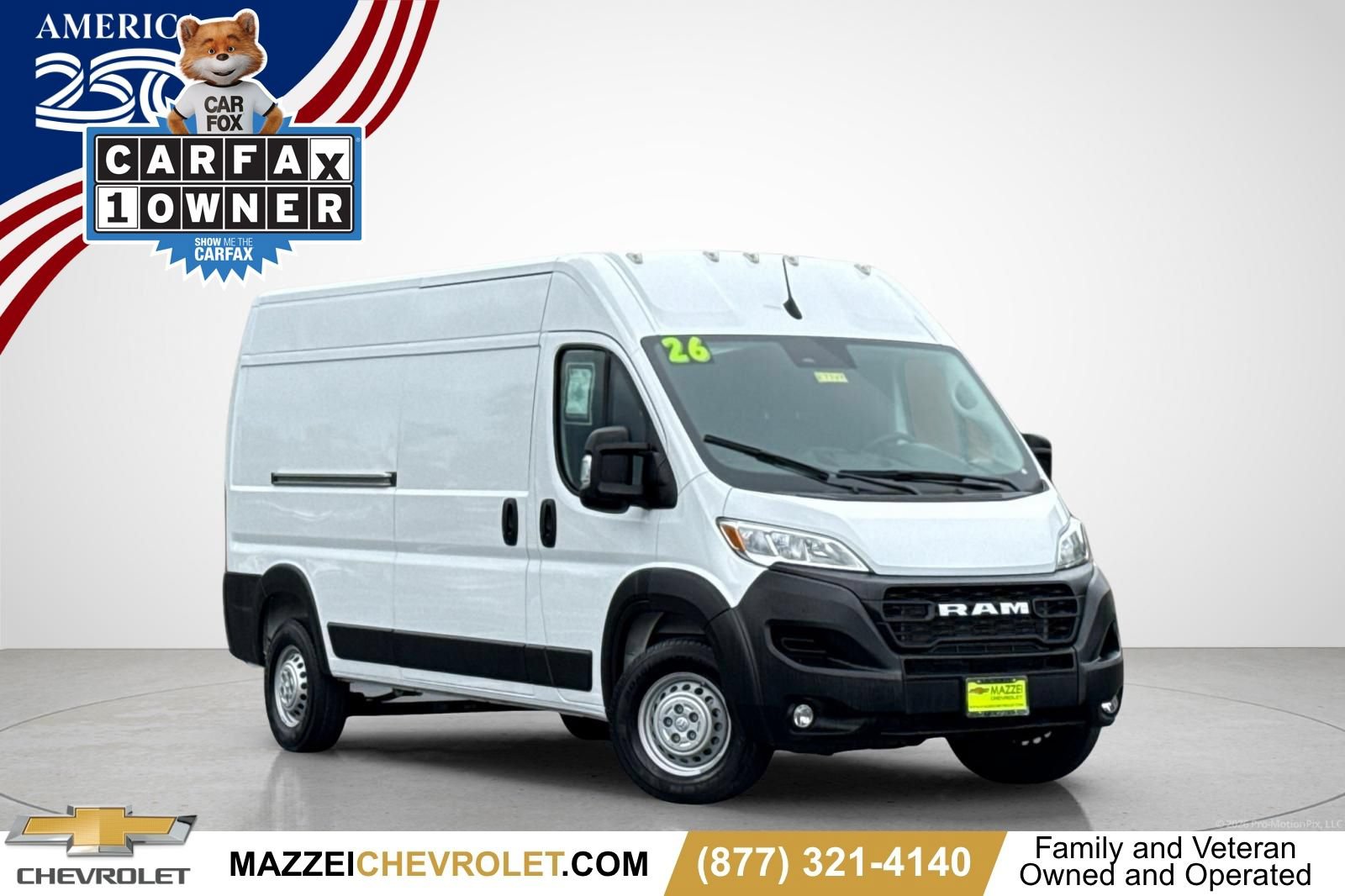 Used 2026 RAM ProMaster 2500 w/ Convenience Group FWD image 1