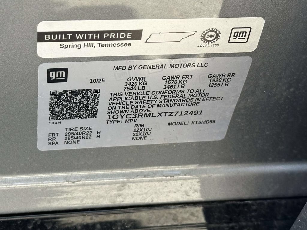 Certified 2026 Cadillac Vistiq Platinum w/ LPO, Floor Liner Package AWD/4WD image 20