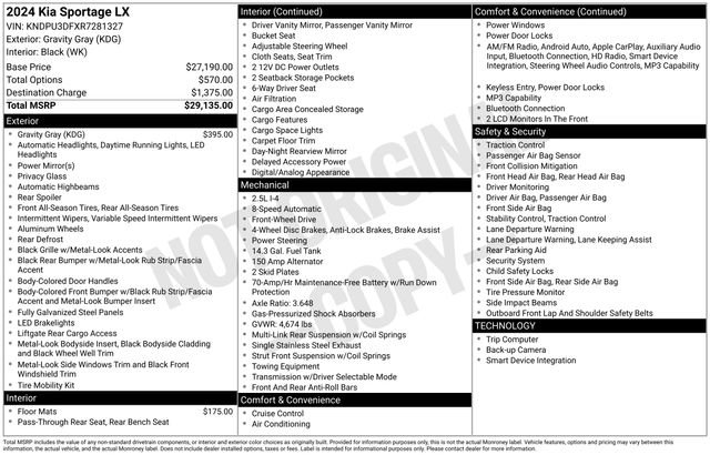 Used 2024 Kia Sportage LX FWD image 33