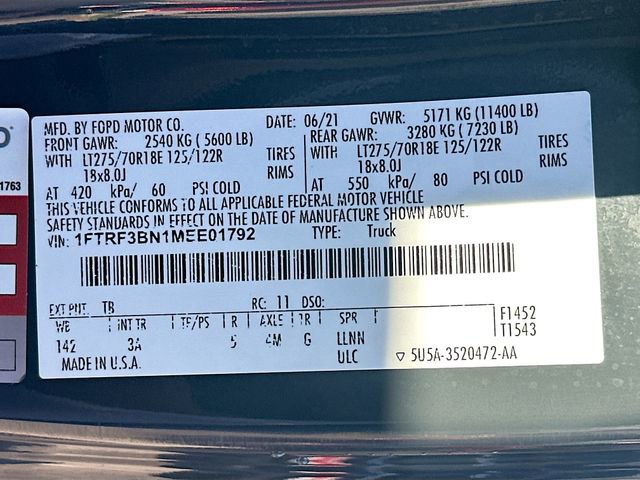 Used 2021 Ford F350 XLT w/ XLT Value Package image 28