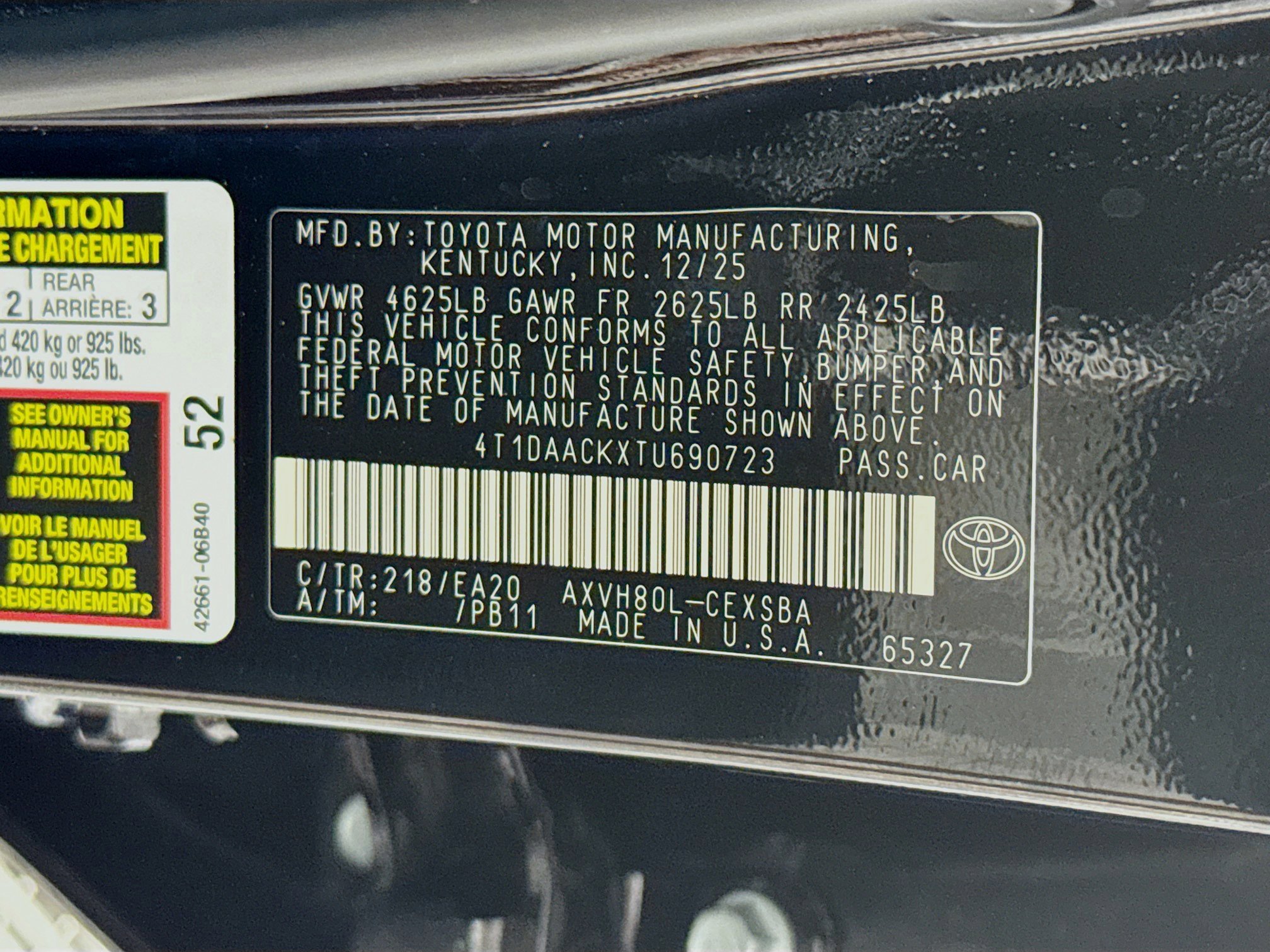 Used 2026 Toyota Camry SE FWD image 39