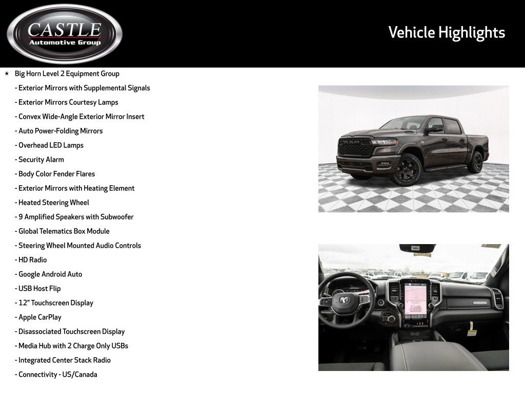 New 2026 RAM 1500 Big Horn AWD/4WD image 6