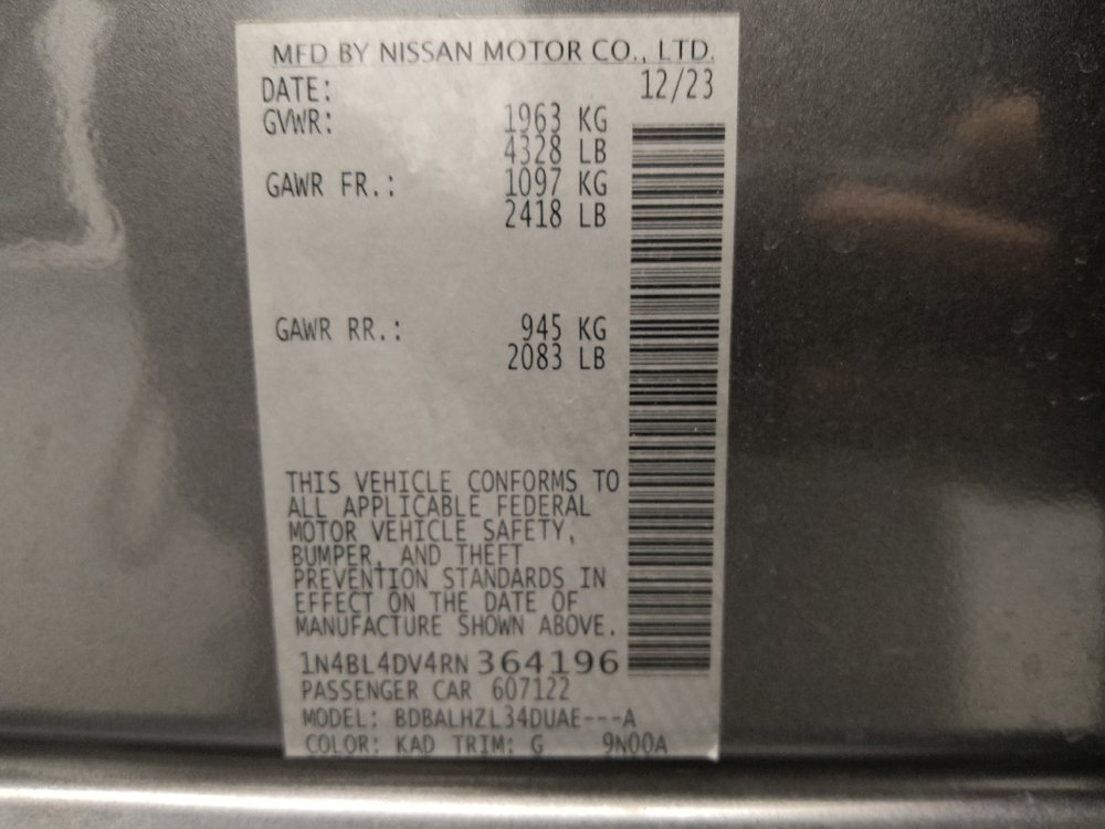 Used 2024 Nissan Altima 2.5 SV w/ SV Premium Package FWD image 33