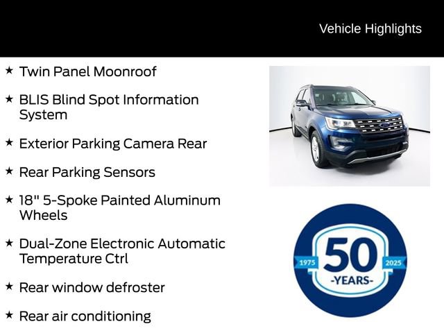 Used 2017 Ford Explorer XLT w/ Equipment Group 202A AWD/4WD image 11