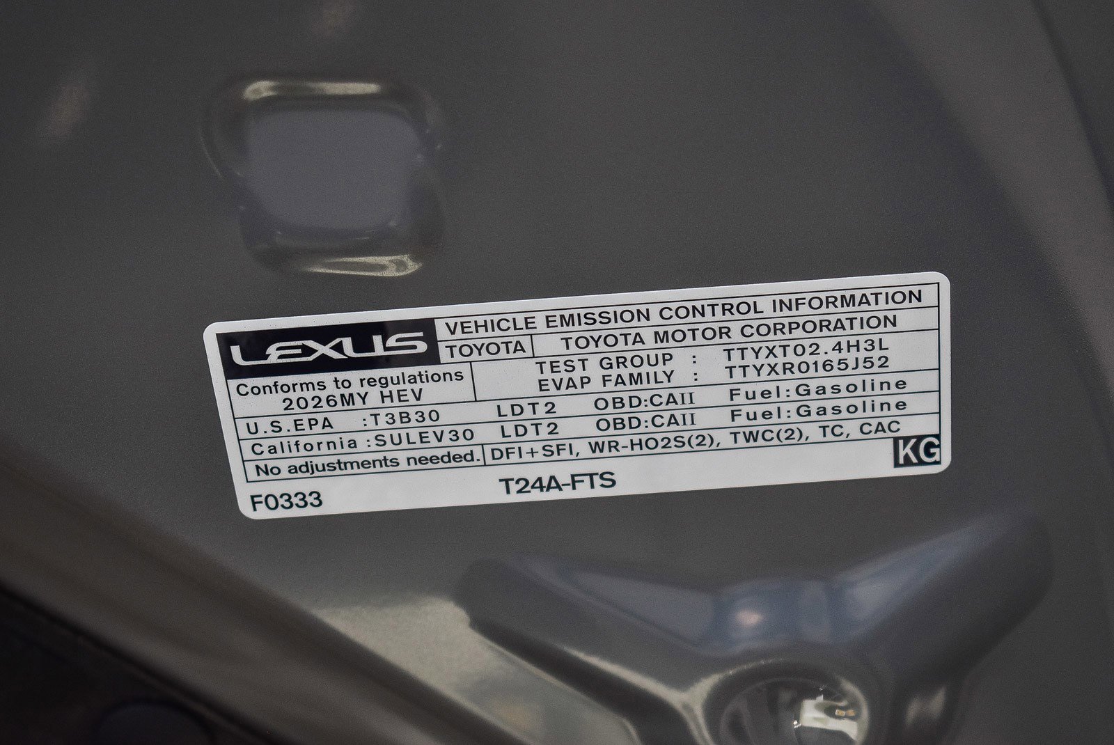 New 2026 Lexus RX 500h F Sport image 27